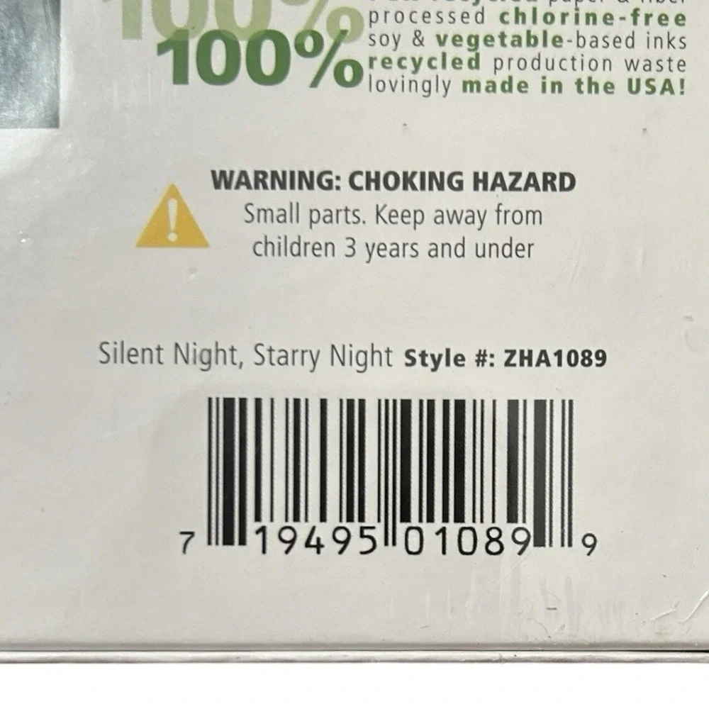 ALLPORT EDITIONS Silent Night Starry Night 1000 Pc Puzzle Christmas - New SEALED